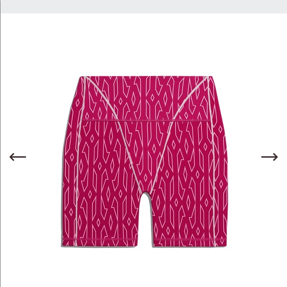 Ivy park Icy park monogram tight shorts bold pink - Picture 2 of 8